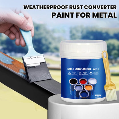 🚢✨Wetterfeste Rostumwandlerfarbe für Metall🎨🍃