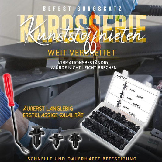 🔥 LETZTER TAG 49 % RABATT – 100 Stück Universal-Erweiterungsschraubenklammern-Set – Geeignet für Autokotflügel, Türverkleidungen, C05 C20 C32 B01 D02 A16-Autoteile.