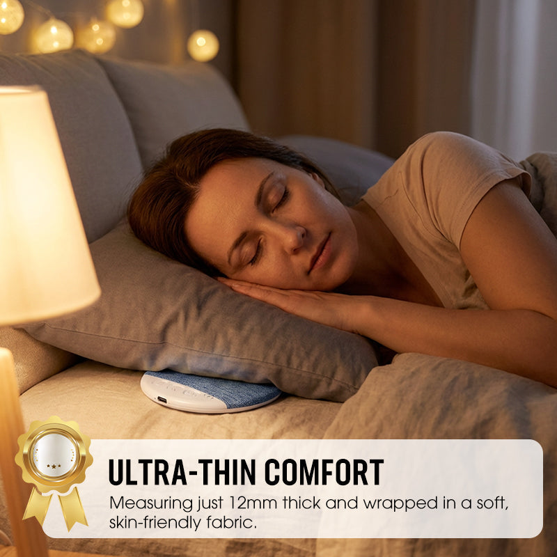 💤🛏️ Schlafkissen-Lautsprecher mit 50% RABATT! 🔊🎵 Schlankes 12mm Design für Privataudio & 7 Tage Akkulaufzeit