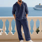 Herren Kapuze Casual Loose Top & Hose 2-teiliges Set