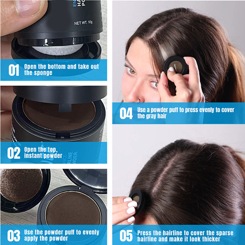 📢📢50 % Rabatt!! ⏰Multifunktionales Instant-Concealer-Haaransatzpuder