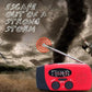 📻 60% RABATT! ☀️ Notfallradio – Solar & Kurbelbetrieb, USB-Ladung, Wetteralarm & Robust für Outdoor/Krise 🔋