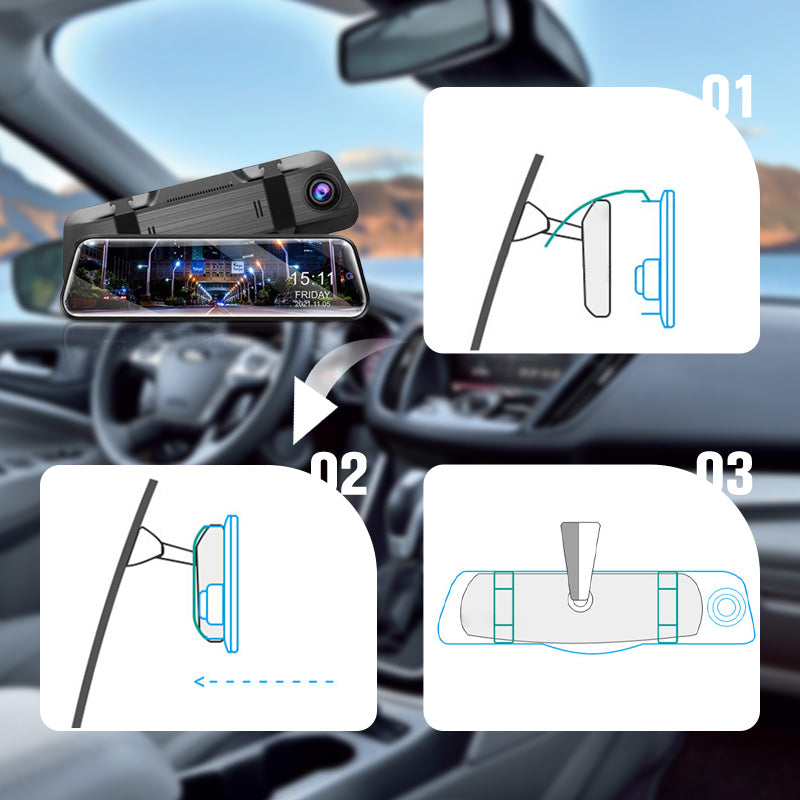 📹 50% RABATT! 🔥 Rückspiegel-Dashcam – Klare Aufnahmen & einfache Montage – Extra Sicherheit & Rundumsicht für dein Auto – praktisch & zuverlässig 🚗✨⚡