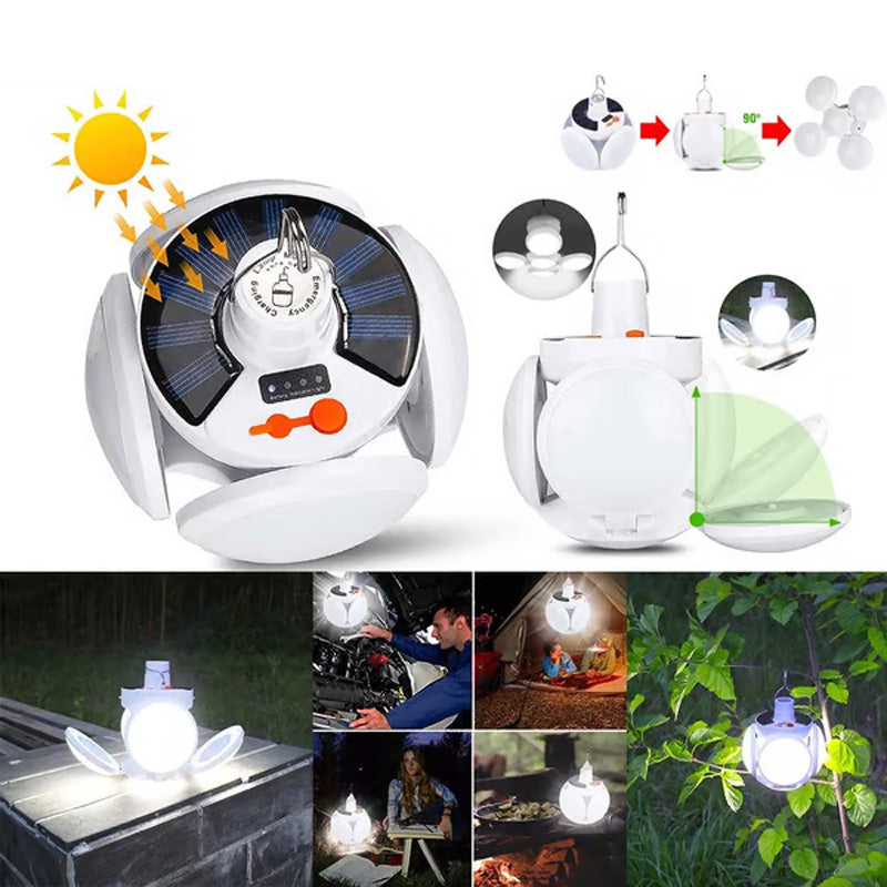 📢📢Kaufe 2 und erhalte 1 gratis⏰Solarbetriebene, multifunktionale und faltbare Lampe in Fußballform