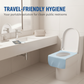 🏆Flash-Sale⚡Über 50.000 verkauft! Fast ausverkauft – 💥Einweg-Toilettensitzauflagen, wasserdicht – 🚽 hygienisch, bequem und perfekt für Reisen und öffentliche Toiletten 🧳