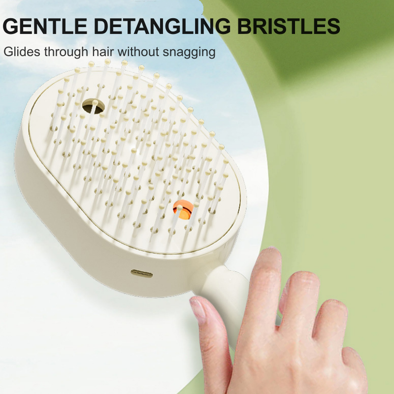 ✨💆‍♀️ Elektrische Sprüh- & Massage-Haarbürste – sanfte Pflege & Entspannung für die Kopfhaut💆♀️✨