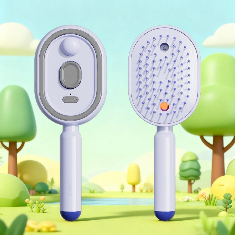 ✨💆‍♀️ Elektrische Sprüh- & Massage-Haarbürste – sanfte Pflege & Entspannung für die Kopfhaut💆♀️✨