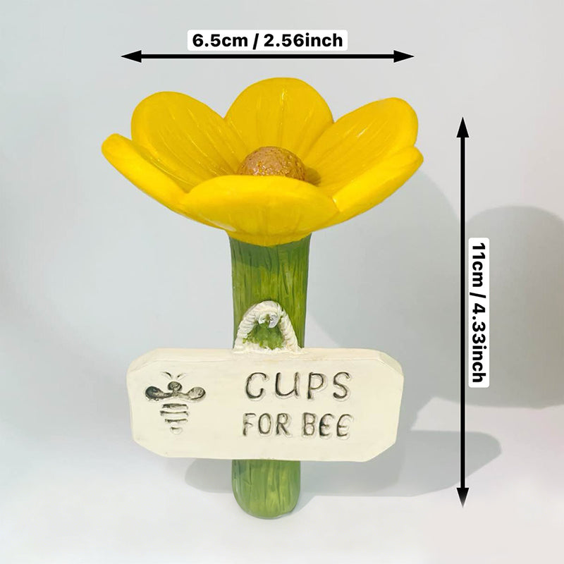 🌸Blumenförmige Bienentränke aus Keramik🐝💧