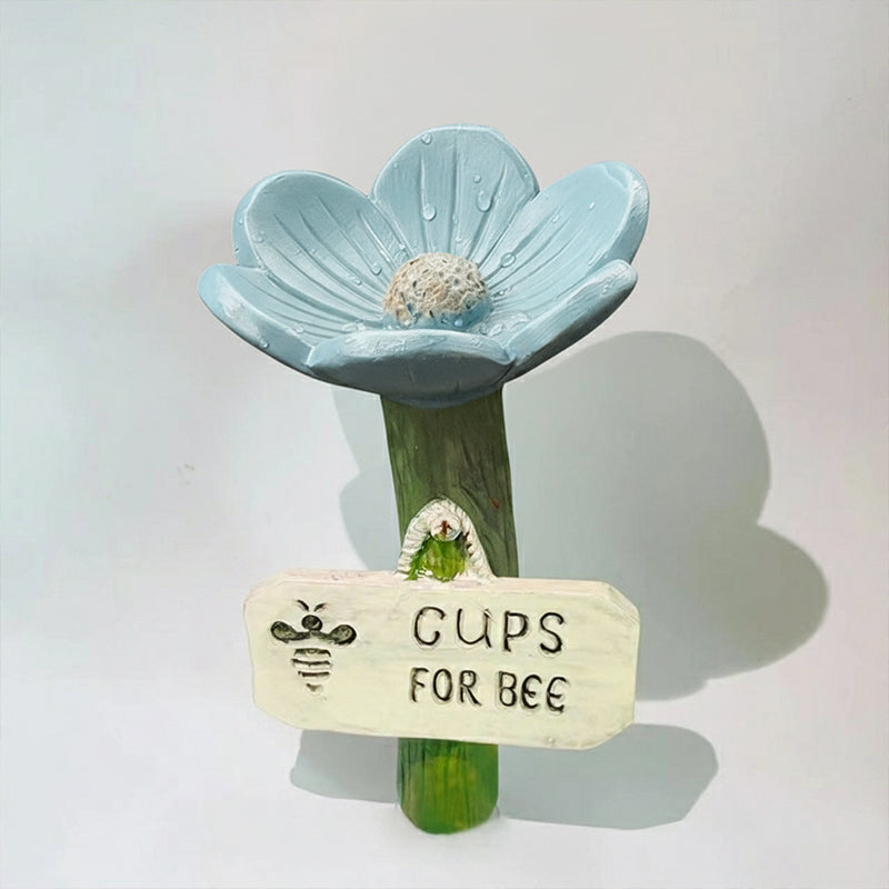 🌸Blumenförmige Bienentränke aus Keramik🐝💧