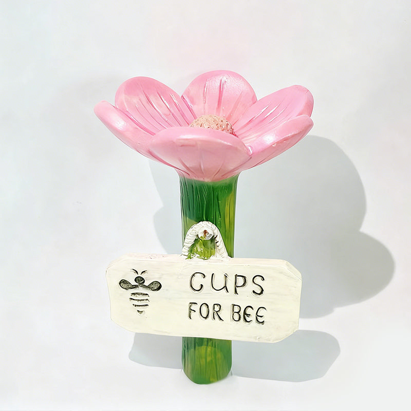 🌸Blumenförmige Bienentränke aus Keramik🐝💧