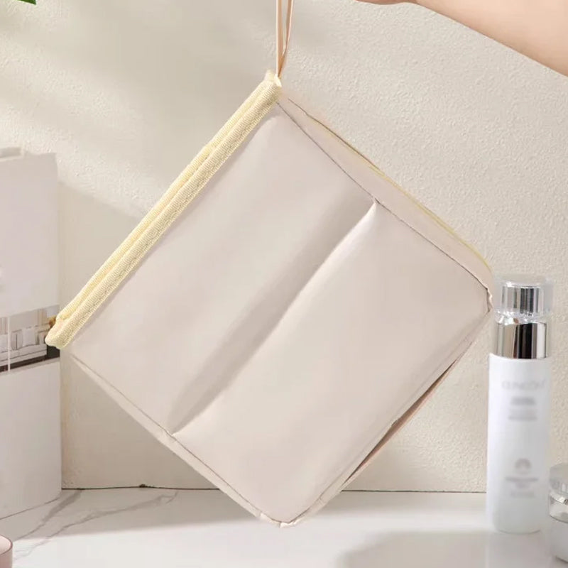 💅💄 Stilvolle, unterteilte Kosmetiktasche für die Hand｜Übersichtliche Aufbewahrung für Kosmetikartikel