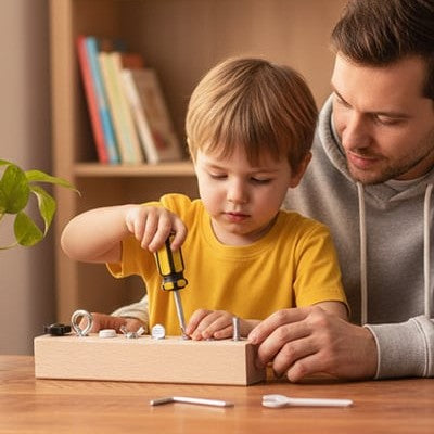 🔥Solange der Vorrat reicht 40 % Rabatt!🎉Pädagogisches Schraub-Activity-Board – Feinmotorik & logisches Denken kinderleicht entwickeln🧠✨ Lernspielzeug Nr.1