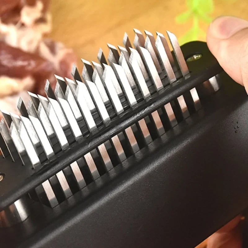 Fleischzartmacher mit 48 Edelstahlklingen