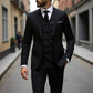 Herren Slim-Fit 3-teiliges Anzugset