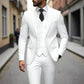 Herren Slim-Fit 3-teiliges Anzugset