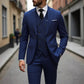 Herren Slim-Fit 3-teiliges Anzugset