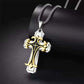 ✝️🖤Herren Kreuzkette mit Muster – Markantes Design, stilvoll & alltagstauglich