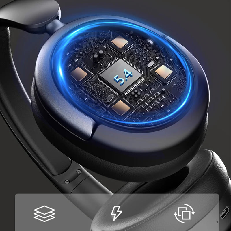 Space One Kabellose Kopfhörer, Adaptives aktives Noise Cancelling, 2x stärkere Stimmunterdrückung, 40h ANC Akkuleistung, App Steuerung,Hi-Res Audio, Leichtes Design, Bluetooth 5.3
