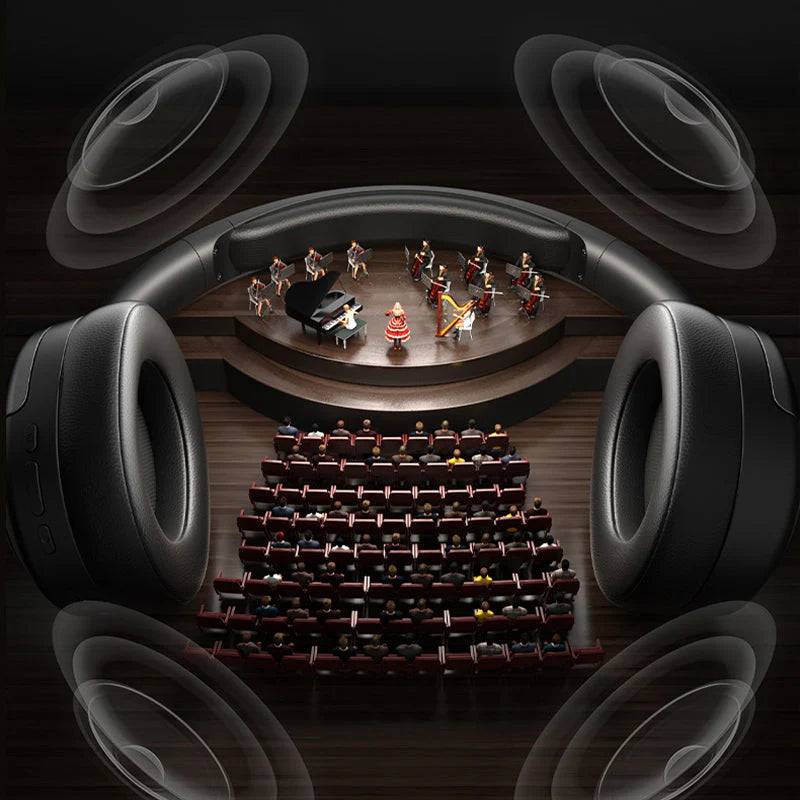 Space One Kabellose Kopfhörer, Adaptives aktives Noise Cancelling, 2x stärkere Stimmunterdrückung, 40h ANC Akkuleistung, App Steuerung,Hi-Res Audio, Leichtes Design, Bluetooth 5.3