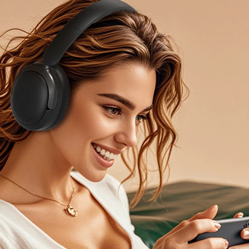 Space One Kabellose Kopfhörer, Adaptives aktives Noise Cancelling, 2x stärkere Stimmunterdrückung, 40h ANC Akkuleistung, App Steuerung,Hi-Res Audio, Leichtes Design, Bluetooth 5.3