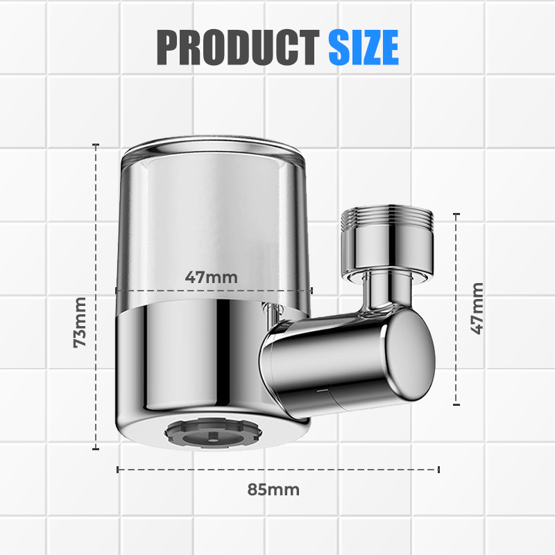 ⚡2026 Heißer Verkauf 50% OFF 🔥Universelles, um 720° drehbares Wasserhahn-Filterdüsen-Set