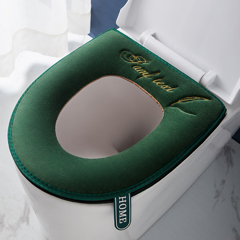 🔥HEISSER VERKAUF 50 % RABATT✨Wasserdichter Toilettensitzbezug mit Reißverschluss und Griff