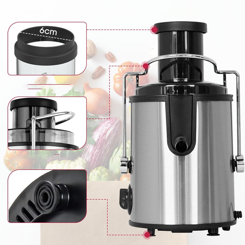 🍊 50% RABATT! ⚡ Schneller Elektrischer Entsafter für den Hausgebrauch – Automatische Saftgewinnung, Kraftvoller Motor & Leichte Reinigung 🥤