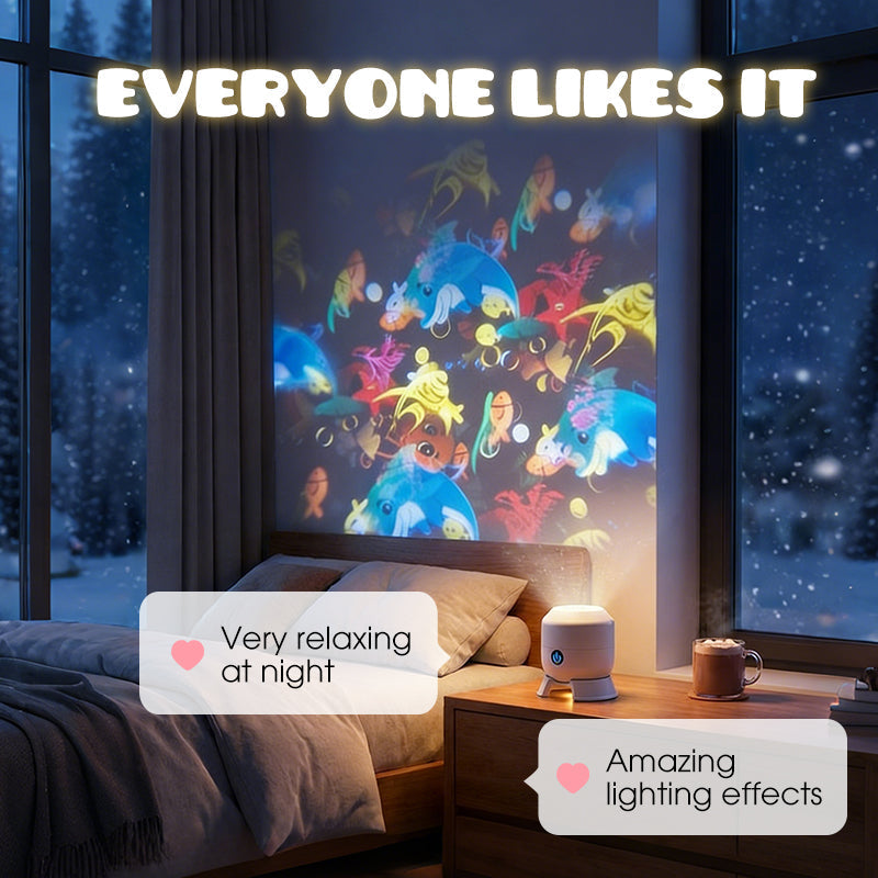 🥳50% RABATT！HEISSER SALE 2026🥳💞50.000+ VERKAUFT! Rotierender LED-Projektor mit dynamischem Lichteffekt
