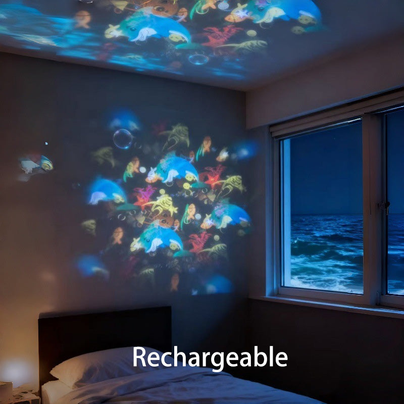 🥳50% RABATT！HEISSER SALE 2026🥳💞50.000+ VERKAUFT! Rotierender LED-Projektor mit dynamischem Lichteffekt