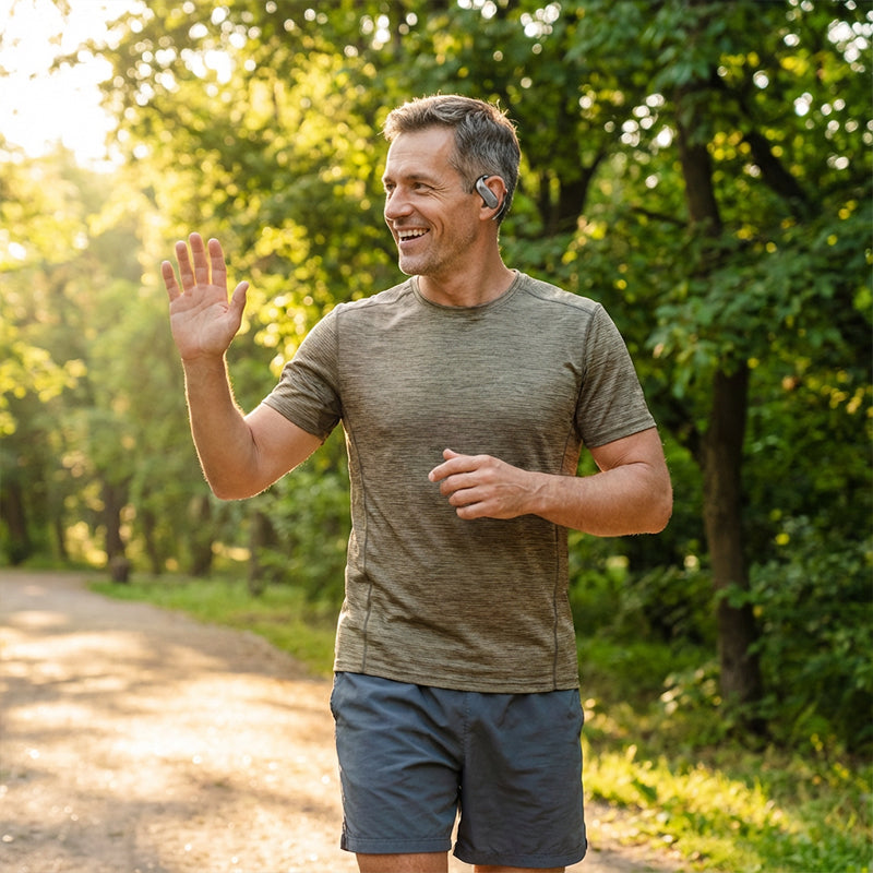 🎧60% RABATT! 💎 Kabellose Bluetooth 6.0-Kopfhörer – 48 Stunden Wiedergabezeit, schweißresistent (IPX5) und ultraleicht (4,2 g), ideal zum Laufen 🎧🏃‍♂️