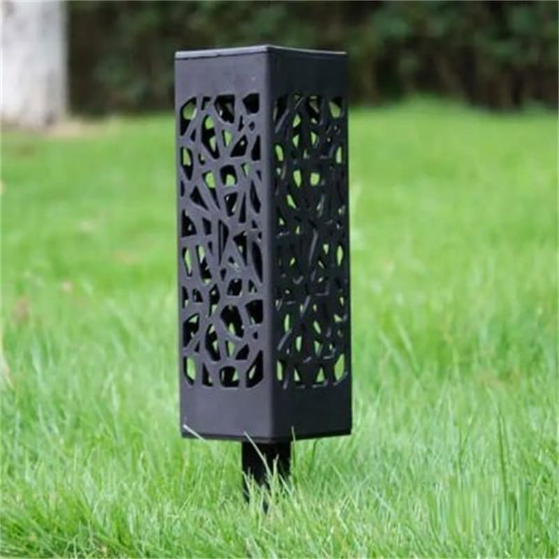 Solar-Gartensteckleuchte – Quadratisches Design, Automatisch & Wasserdicht für Wege & Atmosphäre 🌿💡