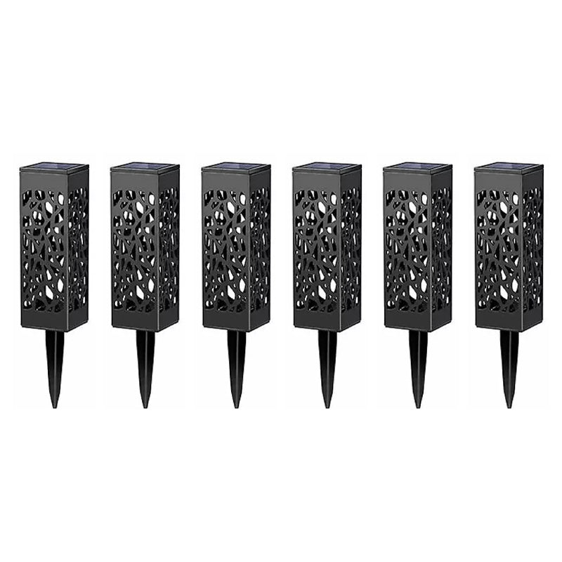 Solar-Gartensteckleuchte – Quadratisches Design, Automatisch & Wasserdicht für Wege & Atmosphäre 🌿💡