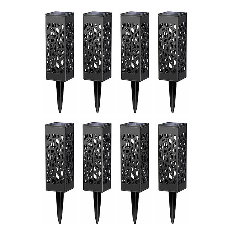 Solar-Gartensteckleuchte – Quadratisches Design, Automatisch & Wasserdicht für Wege & Atmosphäre 🌿💡