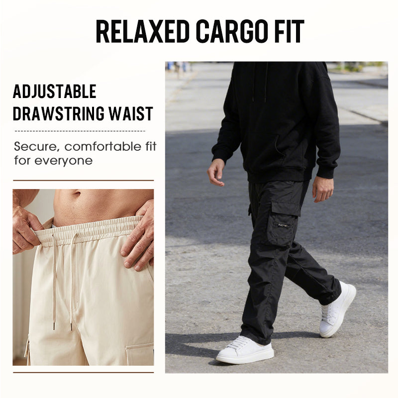 👖 50% RABATT! 🎒 Lässige Herren-Cargohose – Mit vielen Taschen, bequem & strapazierfähig – Ideal für Alltag, Outdoor & Freizeit ✨