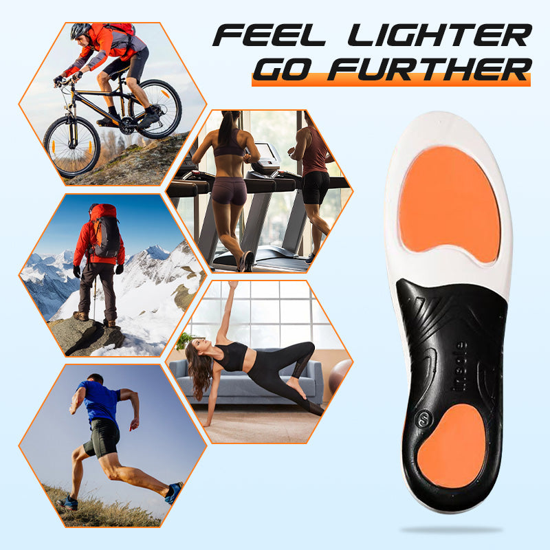 🔥Zeitlich begrenztes Angebot-Stoßdämpfende Sport-Einlegesohlen mit Fußgewölbeunterstützung