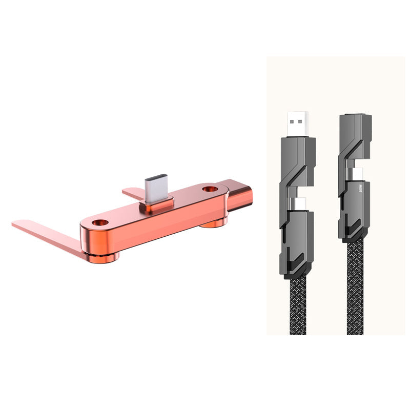Schnellladeadapter mit 360° klappbarem Handyhalter
