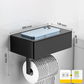 Toilettenpapierhalter mit Ablage und Ablagefach – Montage ohne Bohren