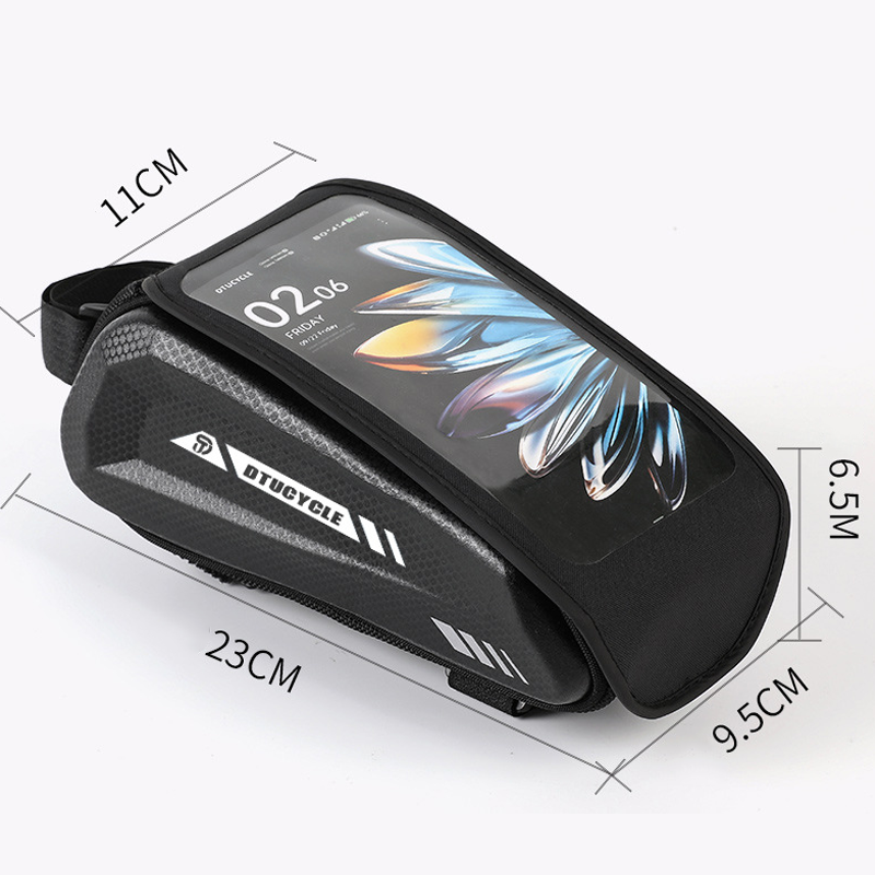 Wasserdichte Fahrrad Oberrohrtasche – Hardcase Handyhalter für MTB & Rennrad🚴📲