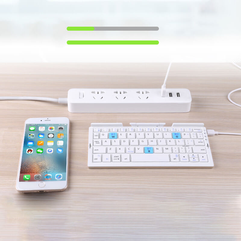 ⌨️📱 Faltbare Bluetooth Tastatur – Kabellos, Mini & Leise, Kompatibel mit Smartphone & iPad