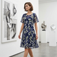 💥 50% SPAREN 🎉 Damen A-Linien Kleid 👗 knielang, figurfreundlich & perfekt für festliche Momente ✨