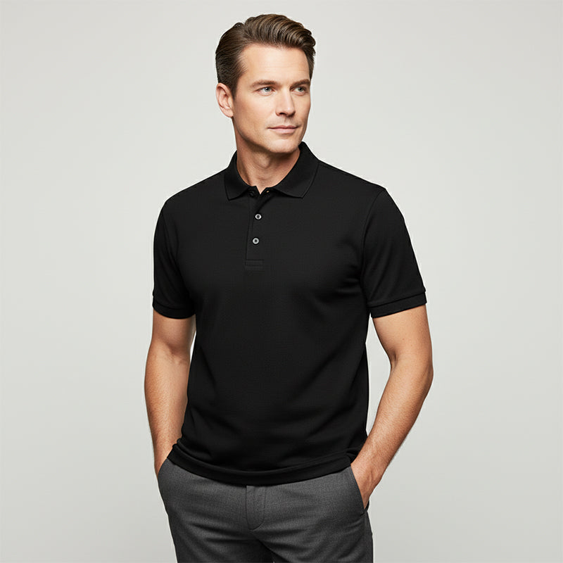 💎 50% AUF DAS HERREN POLO-SHIRT! 💎 Schnell Trocknend, Knitterfrei & Athletische Passform für Business & Freizeit