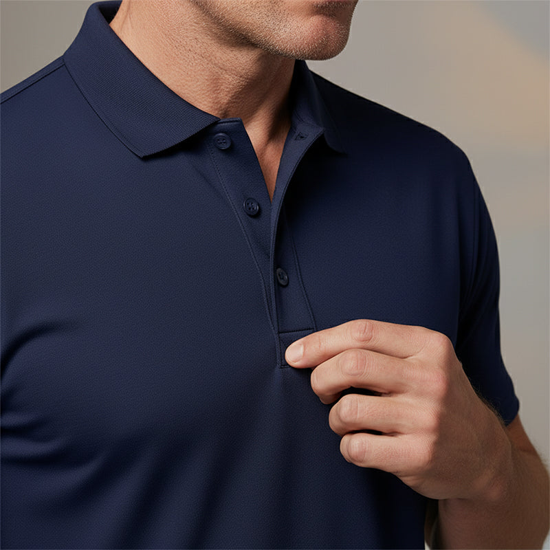 💎 50% AUF DAS HERREN POLO-SHIRT! 💎 Schnell Trocknend, Knitterfrei & Athletische Passform für Business & Freizeit