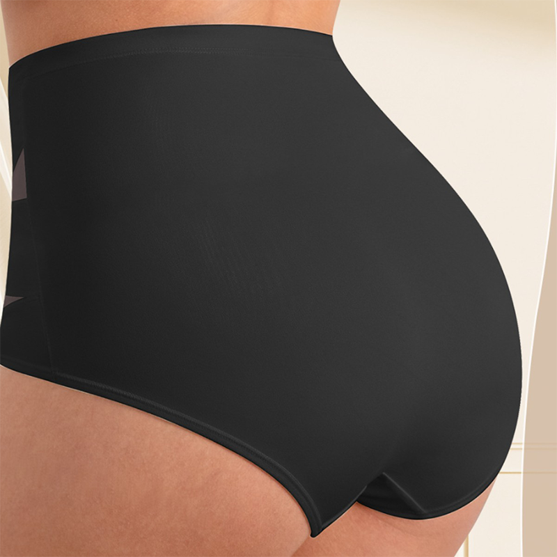 Hoch taillierte Formhose in Übergröße mit Bauchstraffung