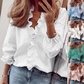 👚 50% RABATT! ✨ Langärmeliges Gerafftes Damenhemd – Elegante Raffung, Weicher Stoff & Vielseitig für Jeden Anlass 🌸