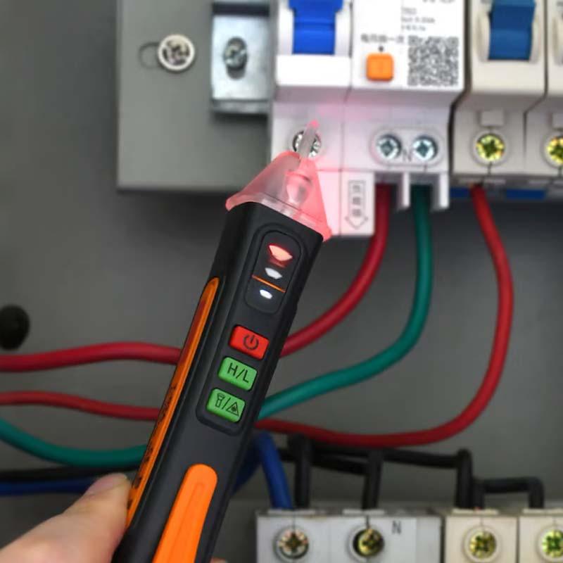 ⚡ 50% RABATT! 🛡️ Berührungsloser Spannungsprüfer – Doppelalarm, sicher & präzise – Ideal für Elektriker ✨
