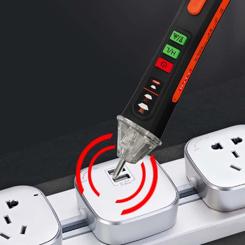 ⚡ 50% RABATT! 🛡️ Berührungsloser Spannungsprüfer – Doppelalarm, sicher & präzise – Ideal für Elektriker ✨