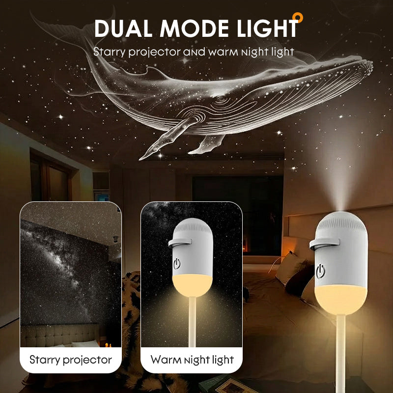 🌌 50% RABATT! 🔥 2-in-1 Sternenhimmel-Projektor & Nachtlicht – Beruhigende Galaxie-Projektion – Perfekt für Kinderzimmer, Schlafzimmer & Entspannung – schafft eine magische Atmosphäre ✨