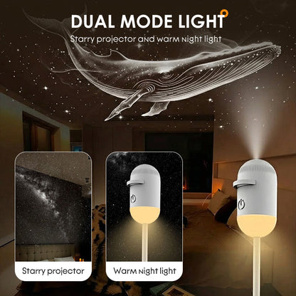 🌌 50% RABATT! 🔥 2-in-1 Sternenhimmel-Projektor & Nachtlicht – Beruhigende Galaxie-Projektion – Perfekt für Kinderzimmer, Schlafzimmer & Entspannung – schafft eine magische Atmosphäre ✨