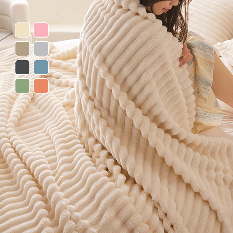 🛋️ 50% RABATT! 🛏️Dicke Plüschdecke mit Kaninchenmotiv und Milchvelours-Bezug🫧Kuscheln Sie sich in ultimativen Komfort🫧