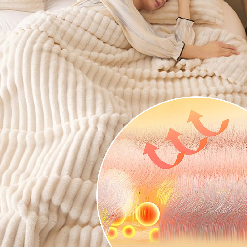 🛋️ 50% RABATT! 🛏️Dicke Plüschdecke mit Kaninchenmotiv und Milchvelours-Bezug🫧Kuscheln Sie sich in ultimativen Komfort🫧